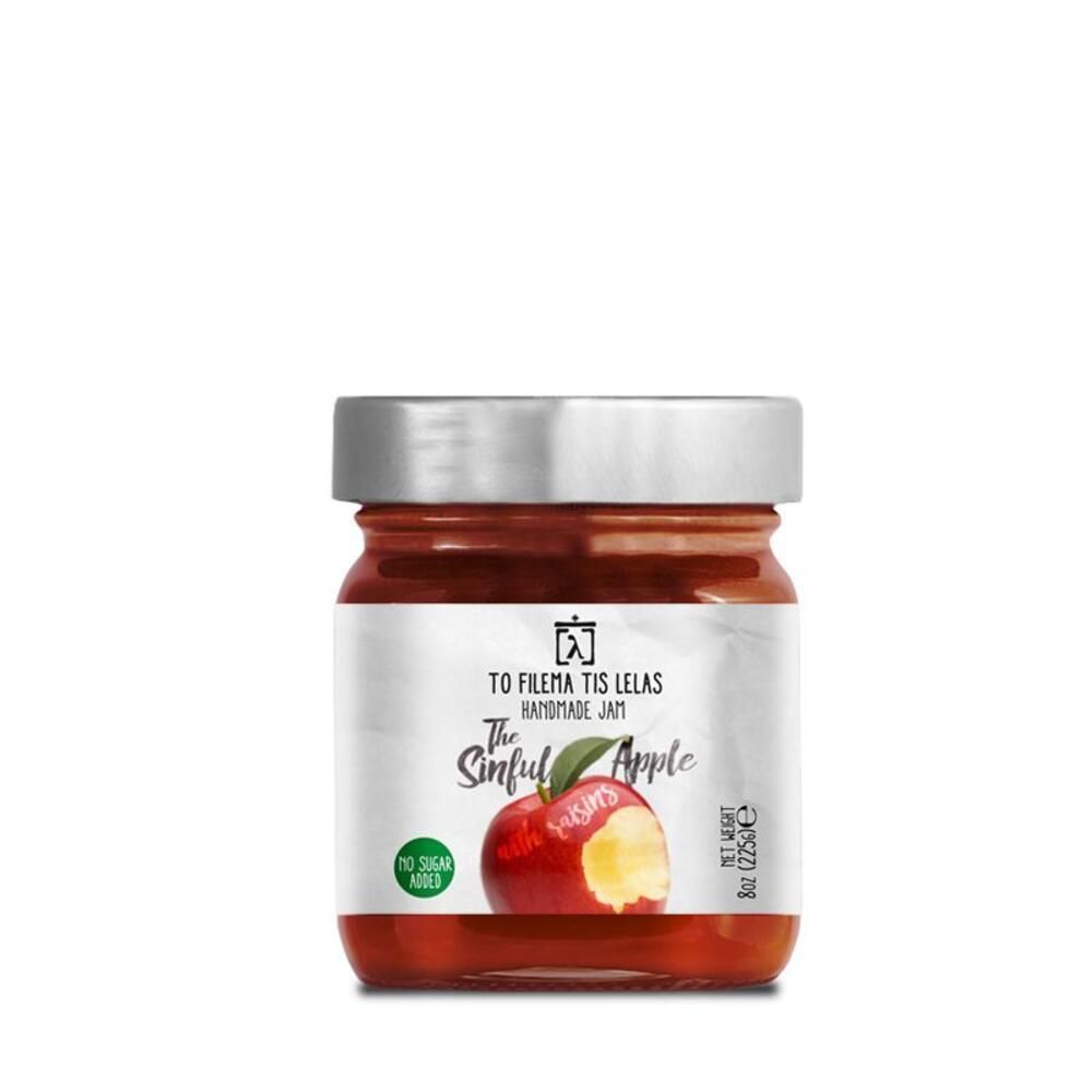 Μαρμελάδα Μήλο με Σταφίδες Χωρίς Ζάχαρη 'Το Φίλεμα της Λέλας' 240γρ.