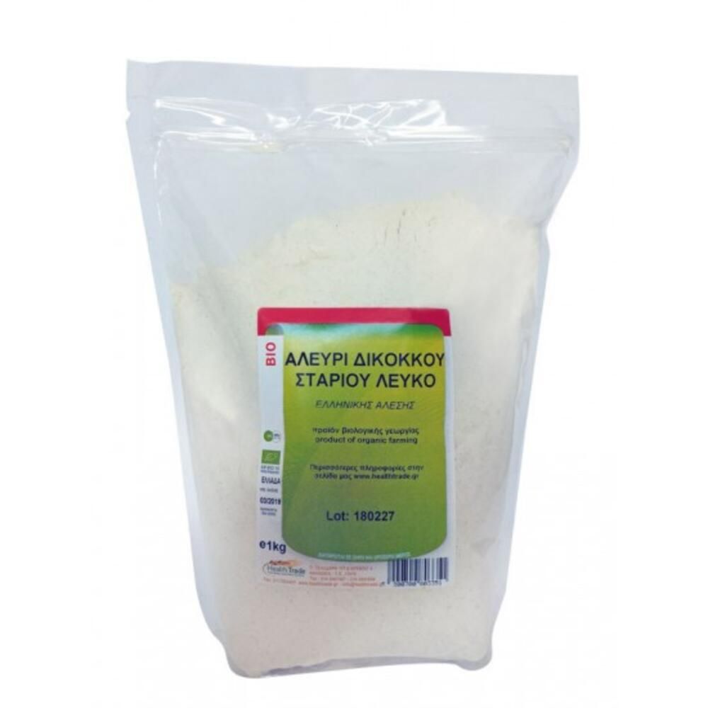 Αλεύρι Δίκοκκο Λευκό 1 κιλό ΒΙΟ