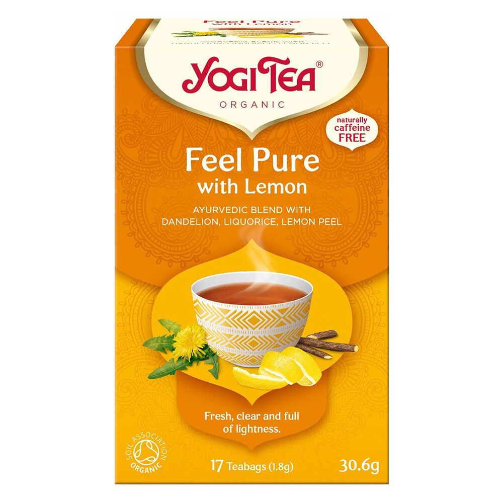 YOGI TEA FEEL PURE WITH LEMON ΒΙΟ 30,6ΓΡ